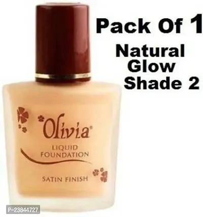 Olivia Long Lasting Radiance Makeup Liquid Foundation Shade No. 2( PACK OF 1) Foundation  (FAIR, 28 ml)-thumb0