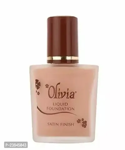 Olivia Long Lasting Makeup Liquid Foundation Soft Beige 28ml Shade No. 3 ( PACK OF 1) Foundation  (FAIR, 28 ml)-thumb0