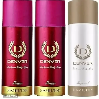 DENVER honour 50ml-2pics  imperial 50ml 1pics -Deodorant Body Spray  for men women ( 150ml pack of 3)