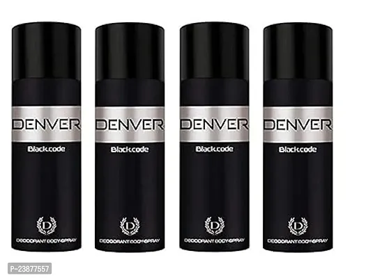 Denver black code 50ml 4 pics  Deodorant Body Spray - for men -women ( 200ml,pack of 4)