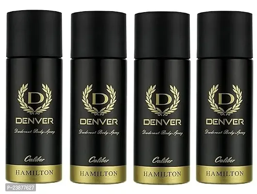Denver caliber 50ml 4 pics Deodorant Body Spray - for men - women ( 200ml, pack of 4)