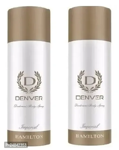 DENVER IMPERIAL 50ML  IMPERIAL 50ML _Deodorant Spray - For Men ( 100ML) PACK OF 2