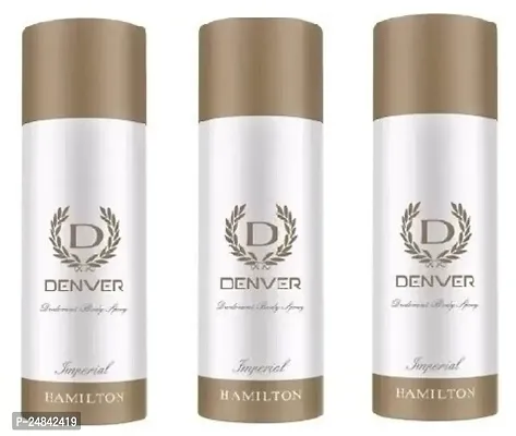 DENVER IMPERIAL 50ML 3PICS - Deodorant Spray - For Men (150ML ) PACK OF 3