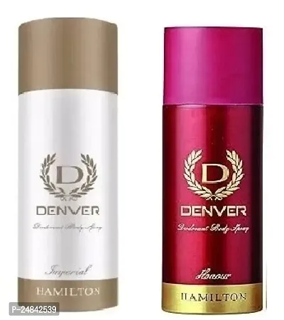 DENVER  IMPERIAL 50ML  HONOUR 50ML _Deodorant Spray - For Men ( 100ML ) PACK OF 2