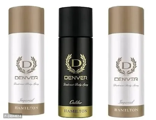 DENVER IMPERIAL 50ML  CALIBER 50ML -IMPERIAL 50ML - Deodorant Spray - For Men ( 150ML) PACK OF 3-thumb0