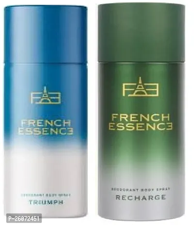 triumph 50ml -recharge 50ml- Deodorant Spray - For men ( 100ml pack of 2 )-thumb0