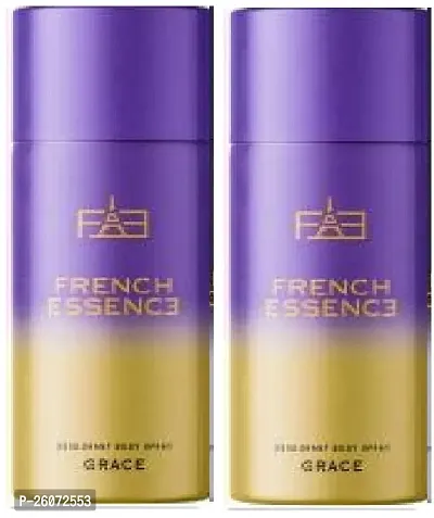 Grace 50ml + 50ml-Deodorant Spray - For men ( 100 ml pack of 2 )