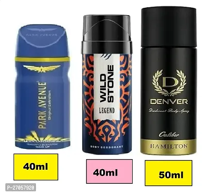 good morning 40ml  wild stone legend 40ml -caliber 50ml-Deodorant Spray -