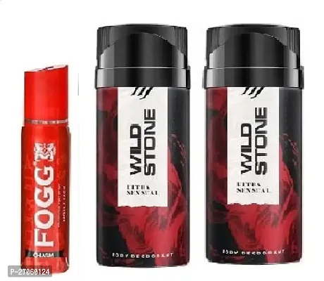 charm 25ml  wild ultra sensual 40ml 2 pics -Deodorant Spray - Body Spray