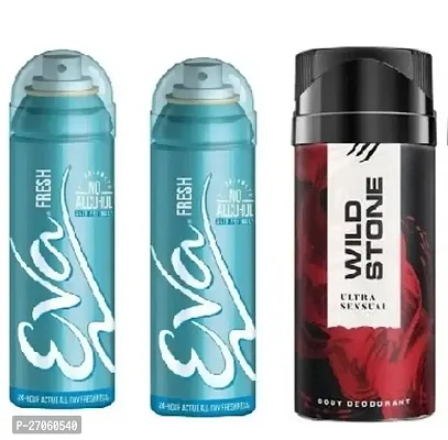 fresh 40ml 2 pics  wild stone ultra sensual 40ml -Deodorant Spray -