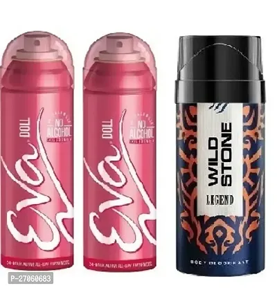 eva doll 40ml 2 pics  wild stone legend 40ml-Deodorant Spray --thumb0