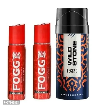 fogg charm 25ml 2 pics  wild stone legend 40ml -Deodorant Spray --thumb0