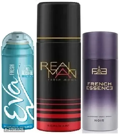 eva fresh 40ml  fresh mood 150ml-noir 50ml-Deodorant Body Spray -