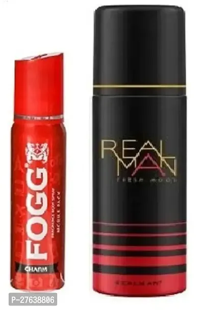 fogg charm 25ml  real men fresh mood 150ml--Deodorant Spray Body Spray - For Men  Women