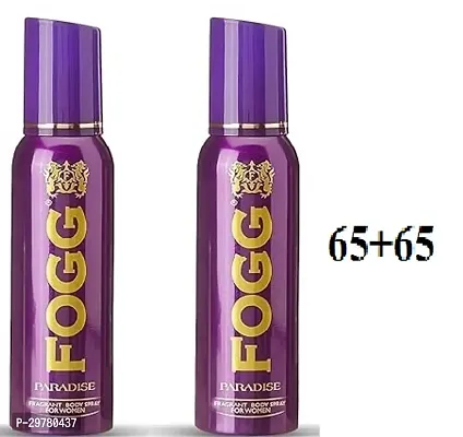 Fogg Paradise No Gas Long-Lasting Perfume Body Spray for Women Set of 2 Pcs