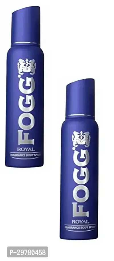 Fogg Royal No Gas Long Lasting Perfume Body Spray for Men, 65 Ml Set of 2 Pcs