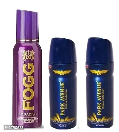 Long Lasting Perfume Body Spray Fogg Paradise 65ml With Park Avenue Good Morning 40ml 2pcs