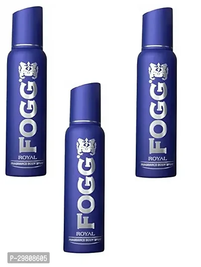 Fogg Royal 65 Ml 3 Pcs-No Gas Deodorant for Men, Long-Lasting Perfume Body Spray-thumb0