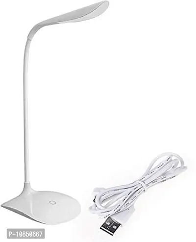 RUBS Study lamp Rechargeable Led Touch On Off Switch Student Study Reading Dimmer Led Table Lamps White Desk Light lamp-thumb4