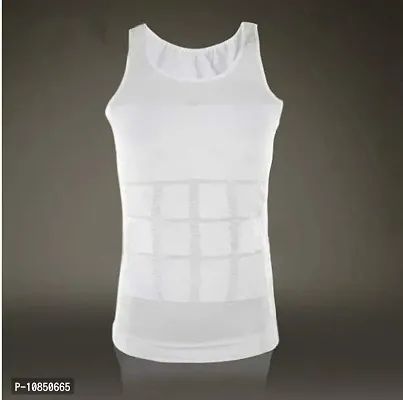 RUBS Slimming Tummy Tucker Slim  Lift Body Shaper Vest/Men's Undershirt Vest to Look Slim Instantly-thumb5