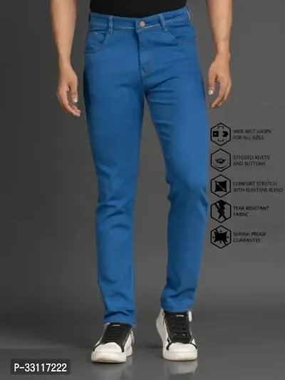 Stylish Denim Jeans For Men-thumb0