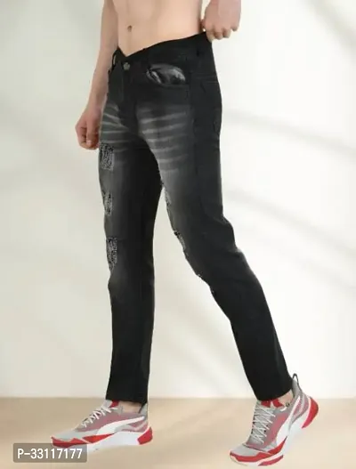 Stylish Denim Jeans For Men-thumb0