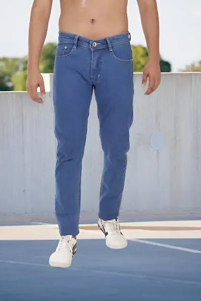 Stylish Denim Mid-Rise Jeans 