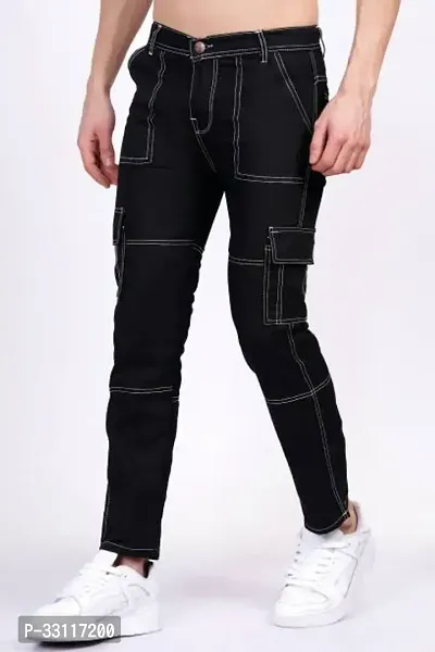 Stylish Denim Jeans For Men-thumb0