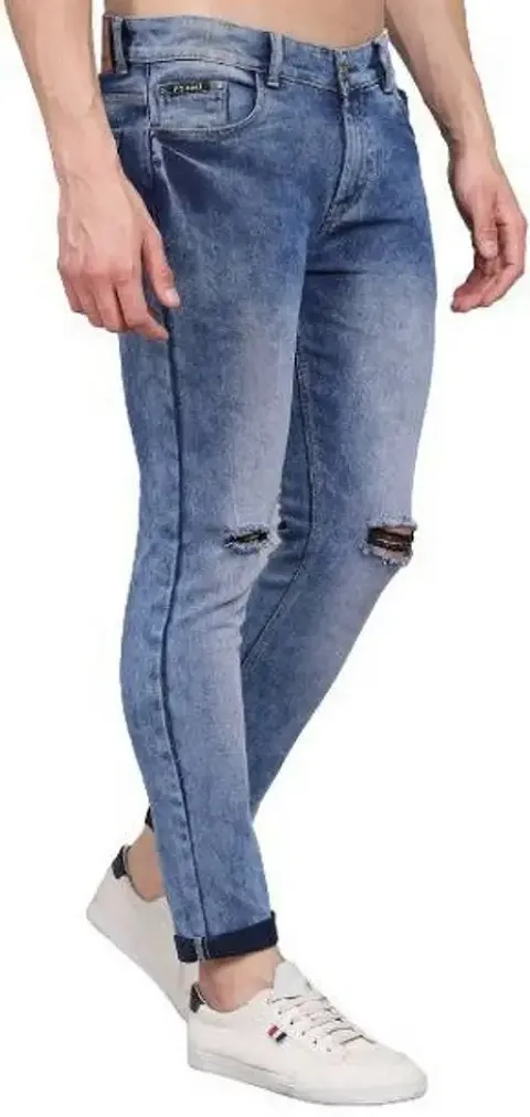 Stylish Slim Fit Mid-Rise Jeans For Men