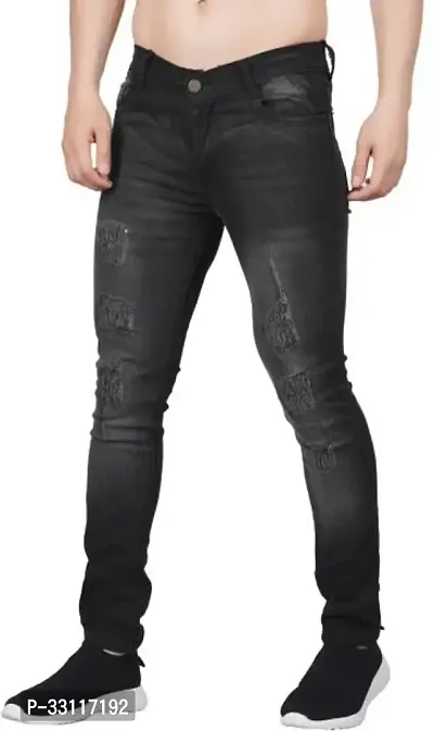 Stylish Denim Jeans For Men-thumb0