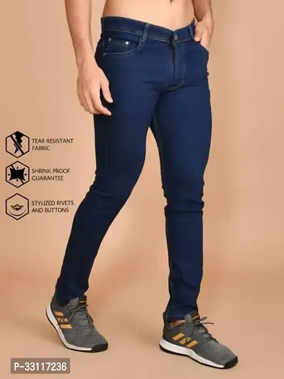 Stylish Denim Jeans For Men-thumb0