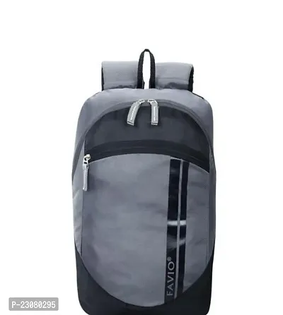 Stylish Grey Fabric Backpacks-thumb0