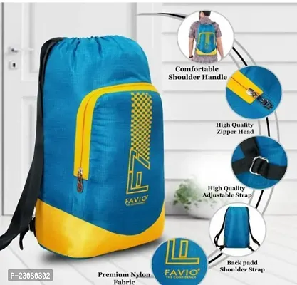Stylish Blue Nylon Mini Backpacks-thumb0