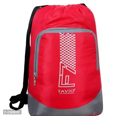 Stylish Red Nylon Backpacks-thumb0