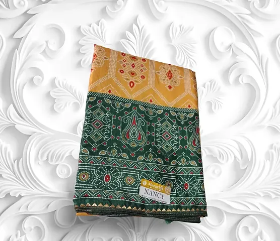 Trending Silk Cotton Saree with Blouse piece 