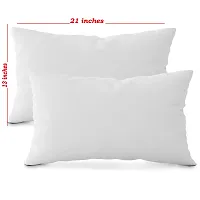 Pack of 2 Almighty Bed Sleeping Pillows (White, Size 13 x 21 Inches)-thumb1