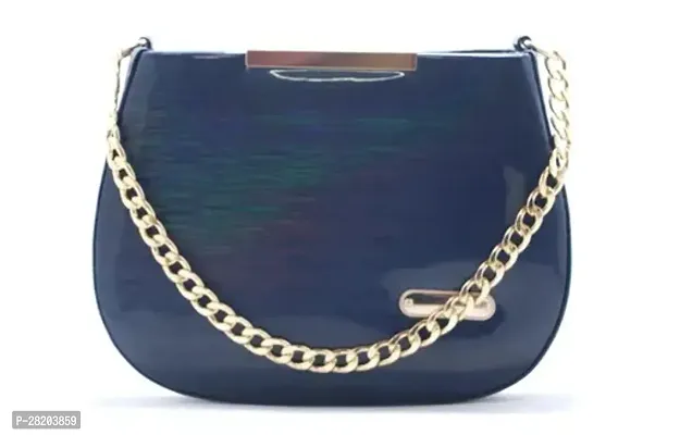 Stylish Blue PU Dyed Sling Bags For Women