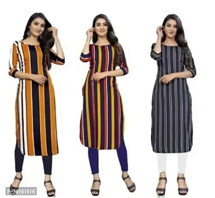 Fancy Crepe Kurtas For Women Pack Of 3