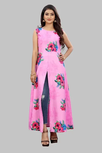 Tanvi Creation Maxi Kurta Crepe Kurta