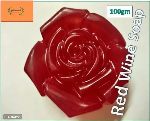 GlowMe Homemade Red Wine Soap , Pack of 1