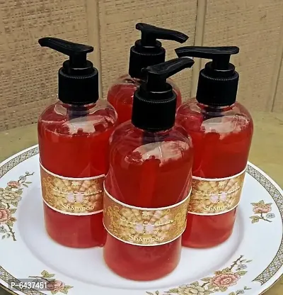 GlowMe Herbal Hibiscus With Vitamin-E Shampoo , No  Chemical ,(100ml each) Pack of 4