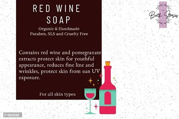 GlowMe Homemade Red Wine Moisturizing Soaps , Pack of 2-thumb2