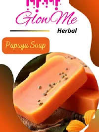 GlowMe  Handmade Papaya Soaps Pack of 3-thumb1