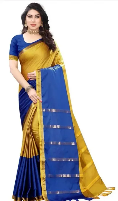 Beautiful Silk Saree with Blouse piece