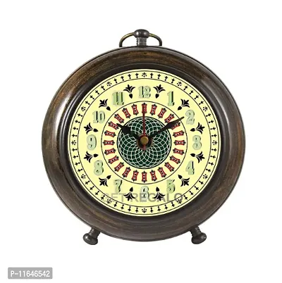 Designer Brown Wooden Analog Wall Clock