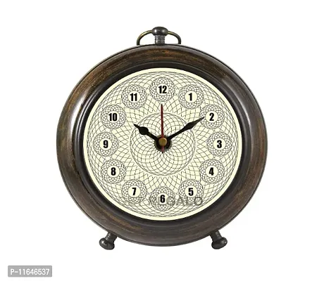 Designer Brown Wooden Analog Wall Clock