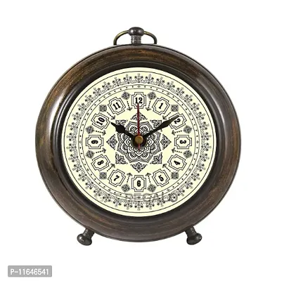 Designer Brown Wooden Analog Wall Clock