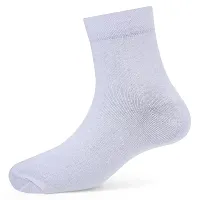 Sizzers Men's Ankle Socks || Formal and Sports Socks || Material Cotton Ankle Socks || Casual Cushion Cotton Ankle || Free Size || Warm And Soft Ankle Socks (White)-thumb1