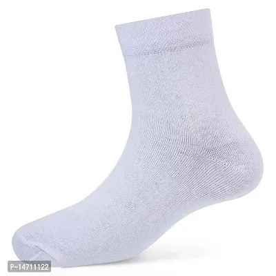 Sizzers Men's Ankle Socks || Formal and Sports Socks || Material Cotton Ankle Socks || Casual Cushion Cotton Ankle || Free Size || Warm And Soft Ankle Socks (White)-thumb2