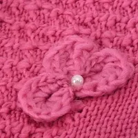 Sizzers Winter Cap || Handmade Soft Winter || Warm Woolen Beanie Cap || Design Soft Quality || Stylish Winter Woolen Cap Women (Pink)-thumb4